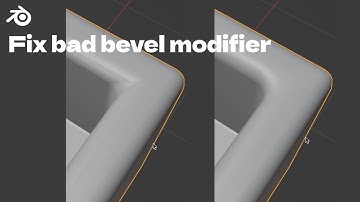 Quick Tips - One click fix bad bevel modifier topology in Blender 4.0
