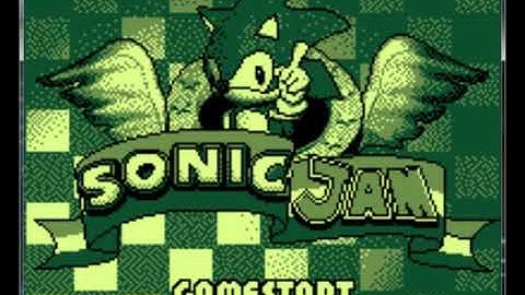 Sonic Jam - Game Com Tiger Electronics - emulador MESSUI64 v0.180