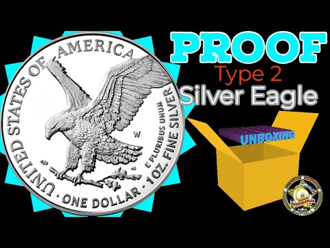 Proof Silver Eagle Type 2 Unboxing From The USMint!
