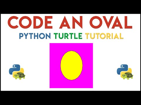 Video: Bagaimana Anda membuat oval dengan Python?