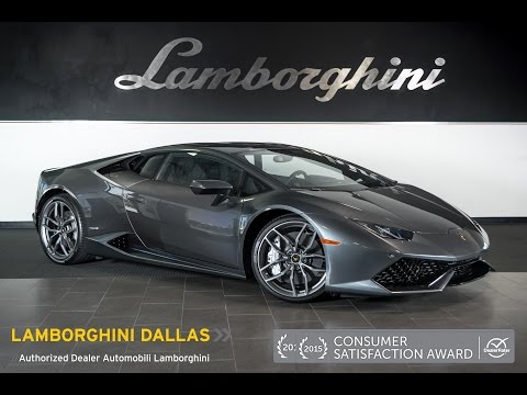 2015 Lamborghini Huracan LP 610-4 Grigio Lynx LC363 - YouTube