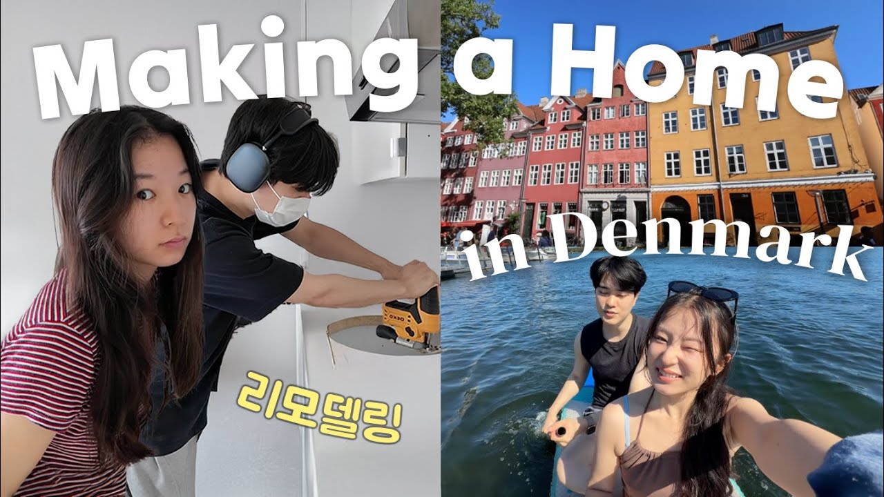 We Transformed our Tiny Danish Apartment (DIY) 🏡 Home Renovation & Danish Summer Vlog