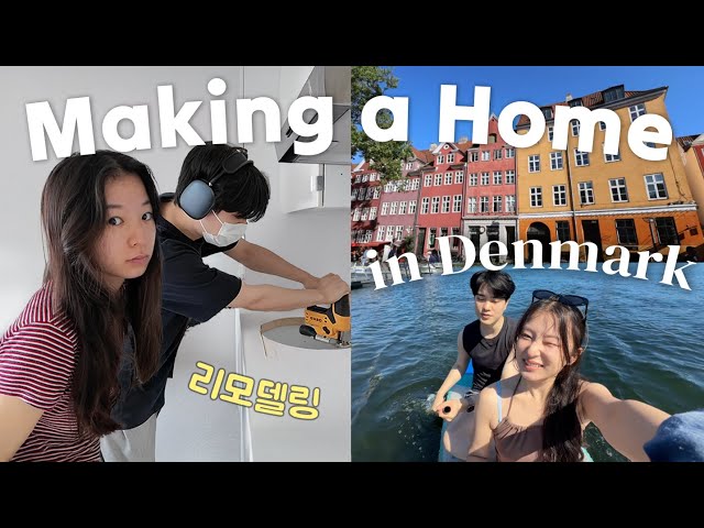 Travel vlog - We Transformed our Tiny Danish Apartment (DIY) 🏡 Home Renovation & Danish Summer Vlog