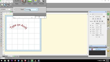 VinylCut 5 Software the Type on Arch Text Tool Feature Options, Step by Step Video Guide