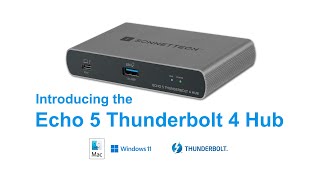 分配器・切替器 SONNET Echo 5 Thunderbolt 4 Hub Sonnet、5ポートThunderbolt 4ハブ発売 | APPLE LINKAGE