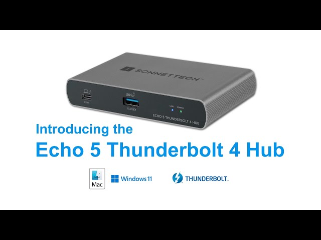 分配器・切替器 SONNET Echo 5 Thunderbolt 4 Hub Amazon.com: Sonnet