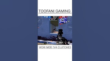 Bgmi Wow ESports Mod 1v4 Clutch⚡💀#shortsfeed #bgmi #birdtrend #sehar