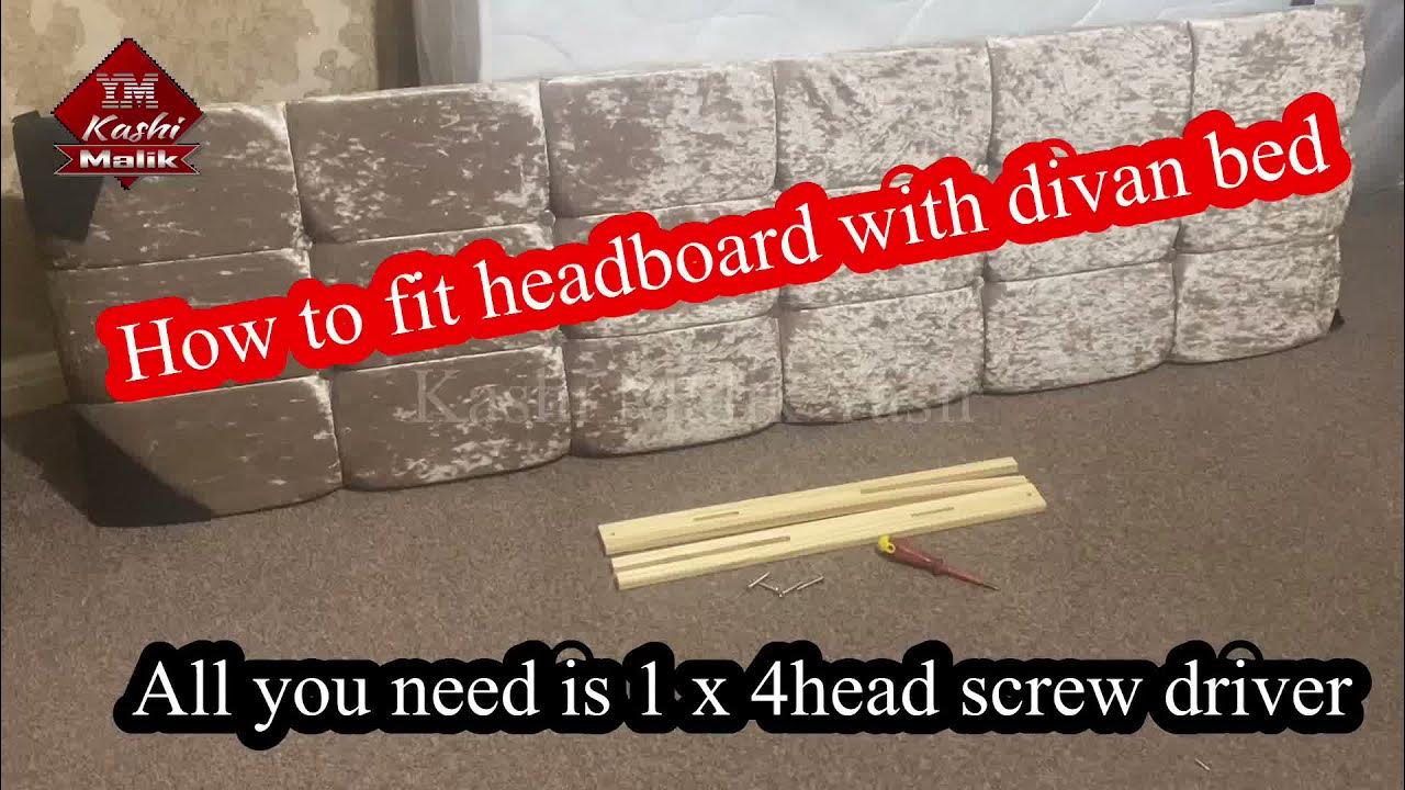 A Guide to headboard installation how to Attaching Fit Fix headboard fit Divan Bed double super