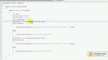 C# TryParse Method Demo