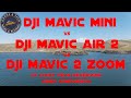 DJI Mavic Mini vs DJI Mavic Air 2 vs DJI Mavic 2 Zoom At Lucky Peak Reservoir