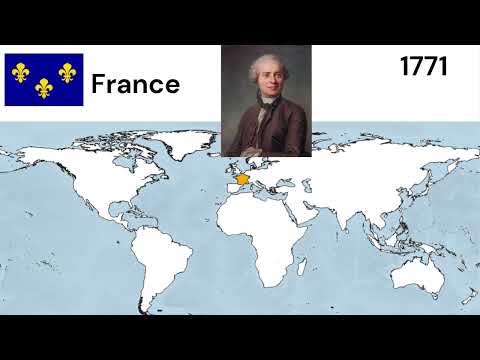 Most influential countries in the world, every year 1700-1899