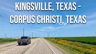 Kingsville, Texas to Corpus Christi, Texas! Drive with me on a Texas highway!