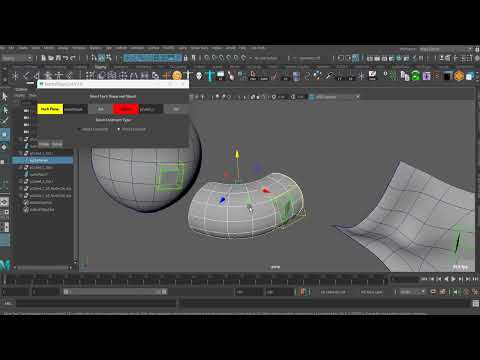 Advanced Maya Rigging : NURBS Plane Translate Controllers"
