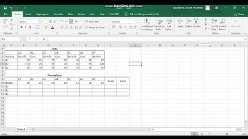 Perhitungan SAW (Simple Additive Weighting) dengan Exel