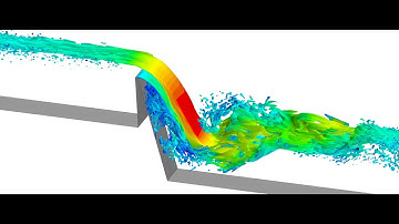 CFD simulation of flow over a weir