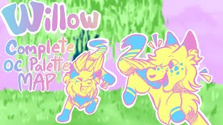 💚Willow ~ complete beginner friendly color palette MAP💚