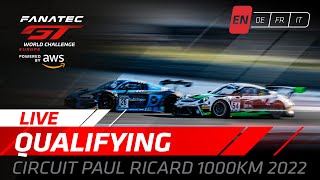 LIVE | Qualifying | Paul Ricard | Fanatec GT World Challenge Europe Powered by AWS 2022 (English)