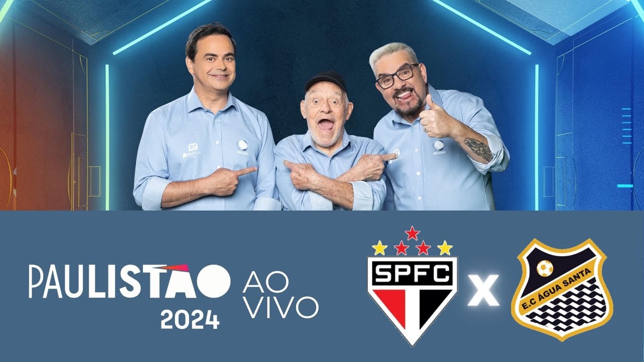 São Paulo X Água Santa | Paulistão 2024 na RECORD