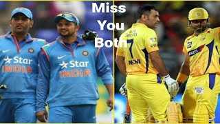 M.s dhoni and suresh raina retirement ...