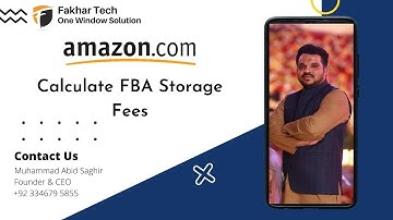 How to easily calculate amazon storage fee and profit | Monthly storage fees for Amazon FBA by Abid
