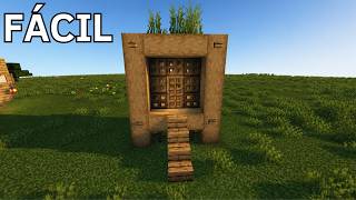 CASA RUSTICA PARA INICIAR tutorial MINECRAFT