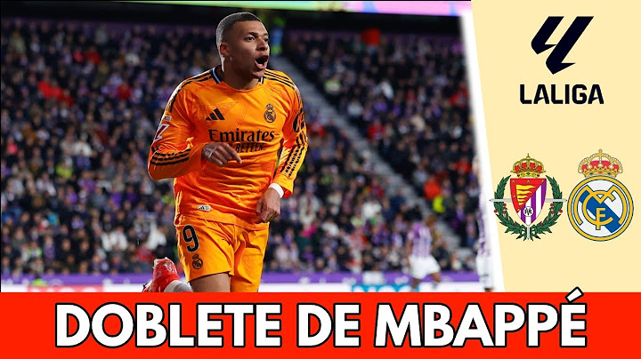 DOBLETE DE MBAPPÉ para el 2-0 del REAL MADRID vs VALLADOLID. El francés quiere el PICHICHI | La Liga