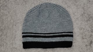 Easy crochet men's beanie