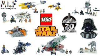 Lego Star Wars 20th Anniversary Compilation of all Sets - Lego Speed Build Review