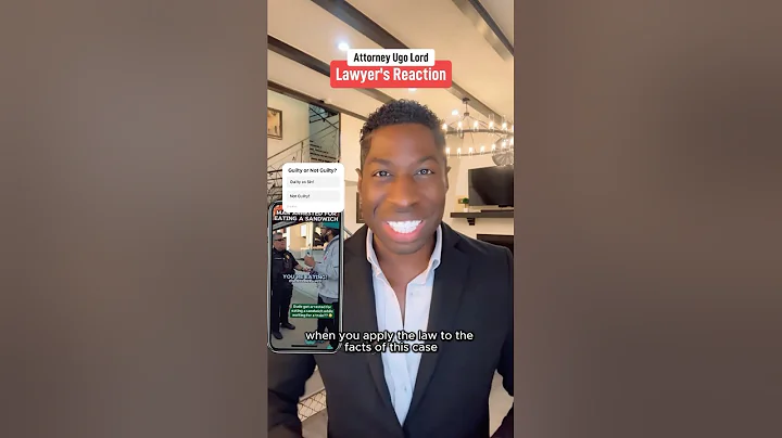Arrested for Eating a Sandwich?! Is That Even Legal? Attorney Ugo Lord reacts!