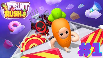 Fruit Rush - Gameplay All Levels 1 - 15(Android, İos)