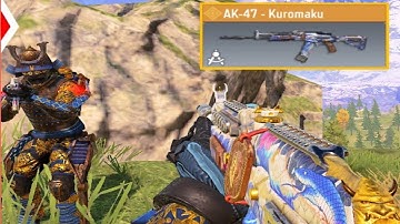 *NEW* LEGENDARY AK47 KUROMAKU + SENTINEL RECON SHOGUN GAMEPLAY IN CALL OF DUTY MOBILE BATTLE ROYALE!