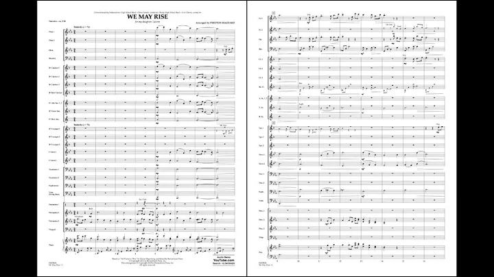 We May Rise by Elaine Hagenberg/arr. Preston Hazzard