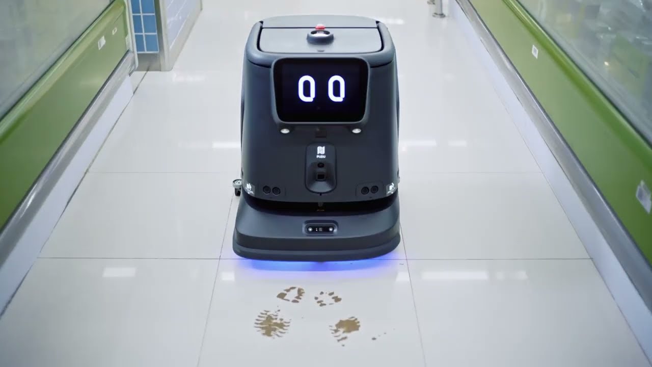 PUDU CC1 PRO – Le robot nettoyeur intelligent à IA pour le nettoyage professionnel autonome 🤖