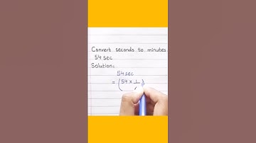 Seconds to Minutes #shorts
