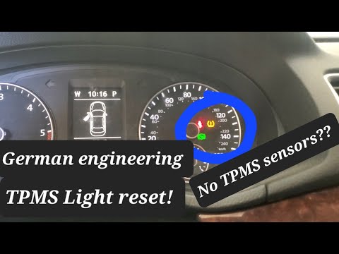Volkswagen passat TPMS light reset. Not your typical system! #mechanic