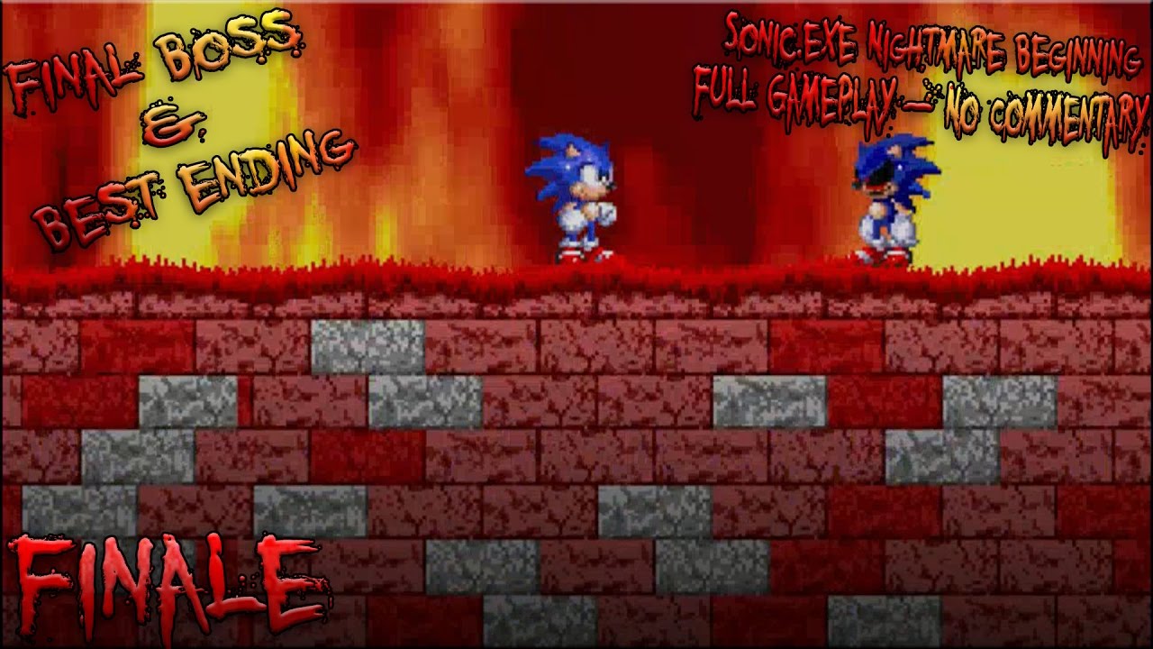 sonic exe gameplay