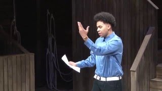 2016 ESU National Shakespeare Competition Finals, Abel Garcia