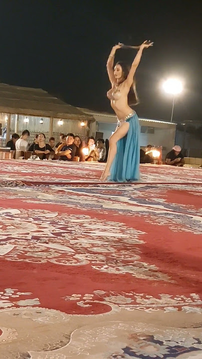 🔥Belly Dance in Dubai Desert with Sword 💃 #DesertDance #DubaiBellyDance #SwordDance #shorts