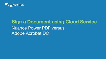 Master Cloud PDF Signing: Kofax Power PDF vs. Adobe Acrobat DC