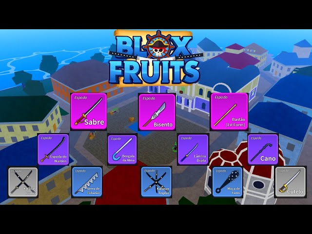 COMO PEGAR TODAS AS ESPADAS DO SEA 1 NO BLOX FRUITS 