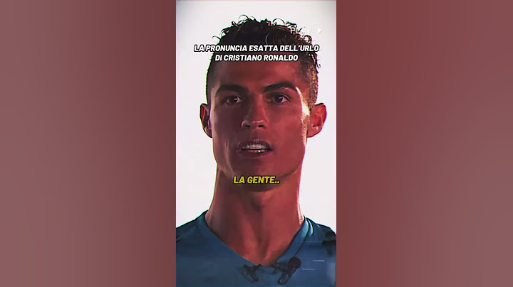 CRISTIANO RONALDO rivela la pronuncia del suo SIUUM #ronaldo #calcio #shorts