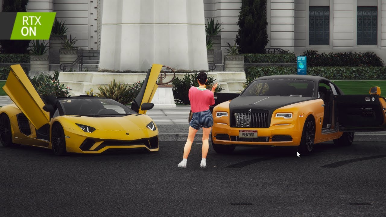 GTA V - Ultra Realistic Graphics - NaturalVision Evolved - Luxury Cars ...
