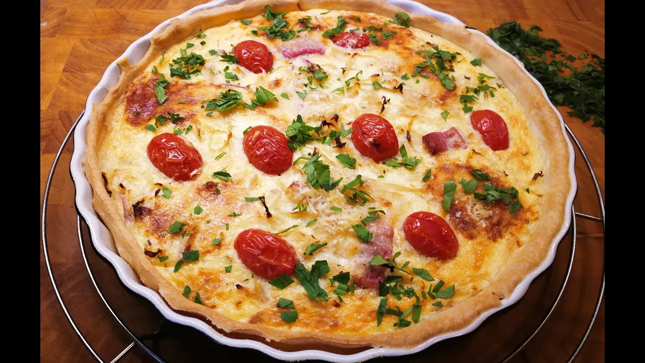 Quiche mit Sauerkraut und Kassler - YouTube