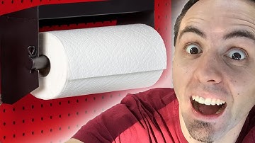Pegboard Paper Towel Holder | Madd Tools Pegboard Paper Towel Holder Unboxing & First Look
