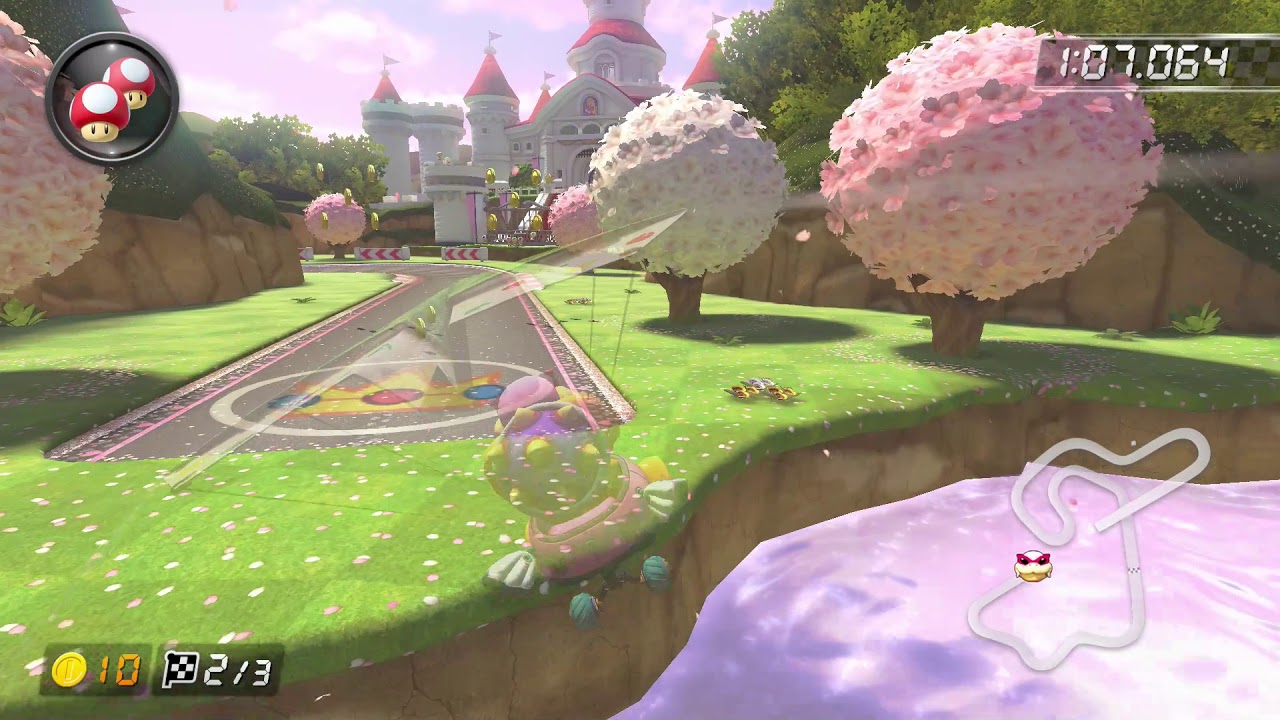N64 Royal Raceway [150cc] - 1:57.079 - とれいん。 (Mario Kart 8 Deluxe World ...