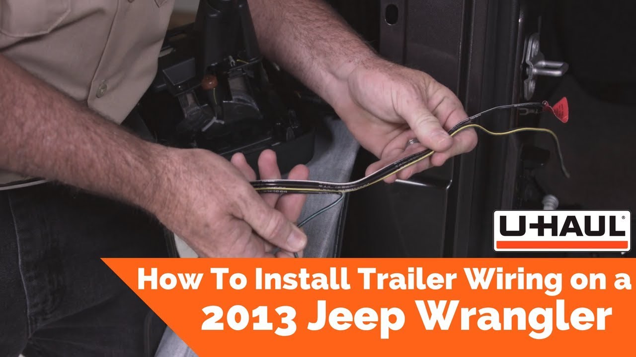 2013 Jeep Wrangler Trailer Wiring Installation - YouTube