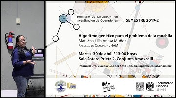 Algoritmo Genético para el problema de la mochila (Ana Lilia Anaya Muñoz)