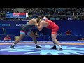 1/4 FS - 97 kg: S. SHARIFOV (AZE) v. E. ODIKADZE (GEO)