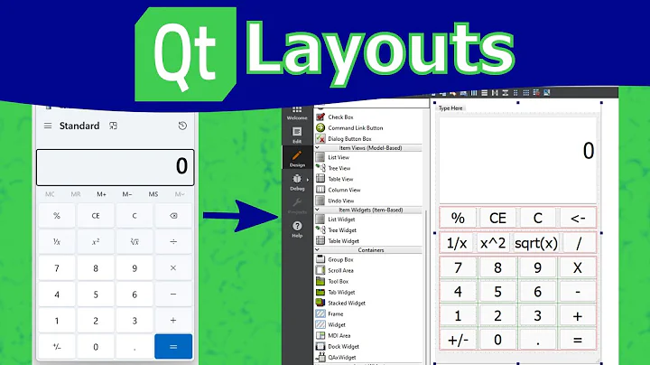 How to use Qt Layouts