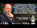 #UIM #Facebook live 12 March about Devon Hofmeyr and the old video making the rounds... AGAIN